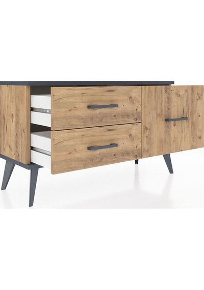 Arges Şifonyer 3 Raflı 88x30x48 Çam-antrasit/çam Antrasit/çam Arges Şifonyer 3 Raflı 88x30x48 Çam-antrasit/çam Antrasit/çam