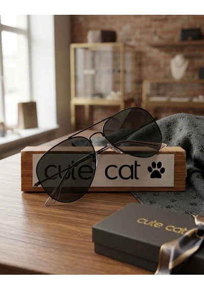 Cute Cat Ccav3025 Siyah Unisex Güneş Gözlüğü