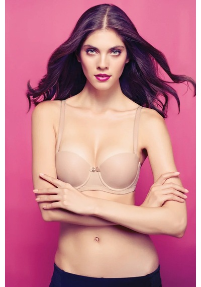 Melonika Golshan Gabrıella Balconette Foam Cup Bra, Konforlu Ve Şık Sütyen, Strapless Çok Renkli