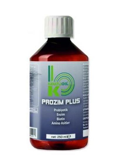 Kanatlı Oil Prozim Plus Probiyotik + Enzim + Biotin +Amino 250 ML
