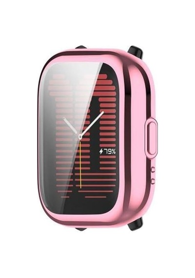 Amazfit Active Önü Kapalı Silikon Kılıf - Al3173 Pembe