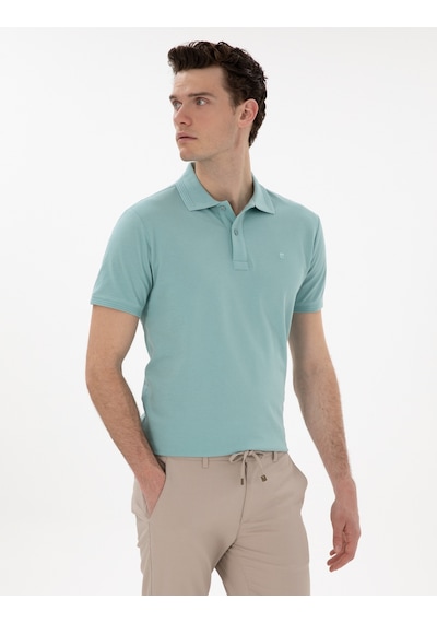 Pierre Cardin Erkek Koyu Mint Tişört Basic 50302561-vr152 Koyu Mint