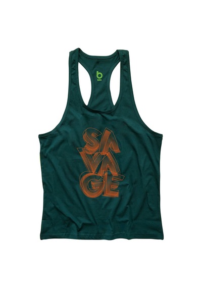 Bluu Savage Fitness Gym Tank Top Sporcu Atleti (528806998)