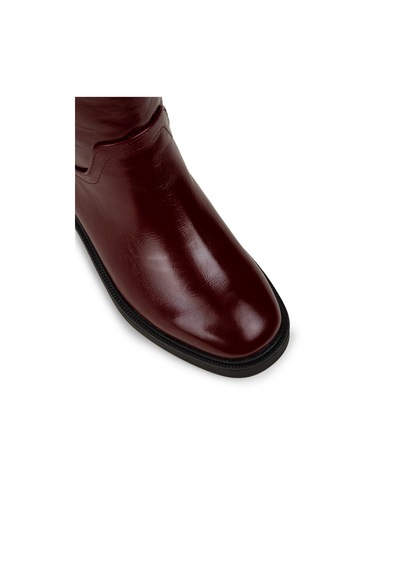 Deery Kadın Hakiki Rugan Bordo Çizme - M2135zbrdc01 Bordo