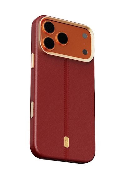 Apple Uyumlu iPhone 17 Pro Max Kılıf M-safe Şarj Özellikli Raptic Urban Nano Serisi Kapak Kırmızı Kırmızı