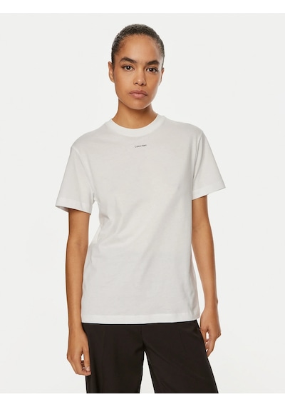 Calvin Klein Calvın Kleın Kadın T-shırt K20k207519-yaf Beyaz