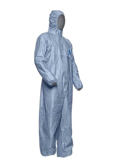 Dupont Tyvek 500 Xpert Mavi Başlıklı Kimyasal Koruyucu Tulum M