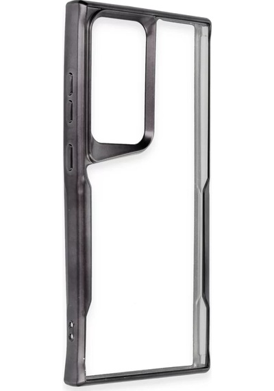 Newface Samsung Galaxy S25 Ultra Kılıf Boyi Silikon Kapak - Siyah