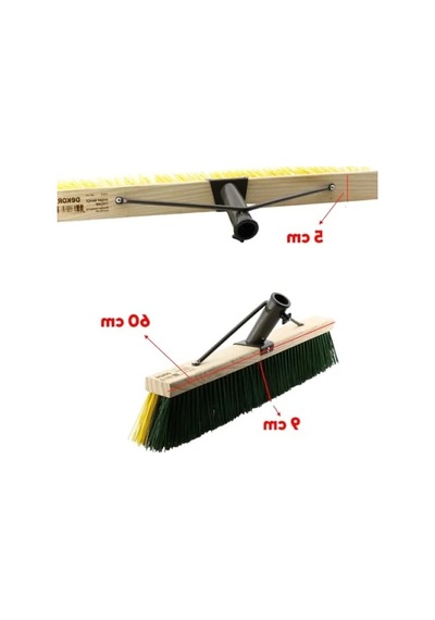 60 Cm Ahşap Fırça İle Moloz Yaprak Süpürme Ve Toplama