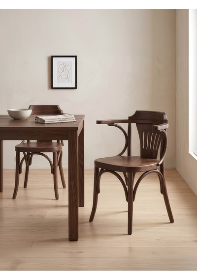 Thonet Klasik Ahşap Sandalye Ceviz