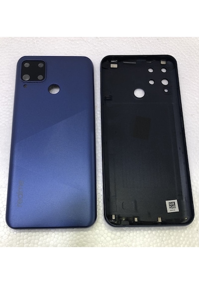 Realme C15 Rmx2180 Kasa Arka Kapak Pil Kapağı - Mavi