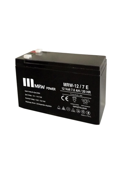 Mervesan 12 V 7Ah Kuru Tip Akü Mrw-12-7E