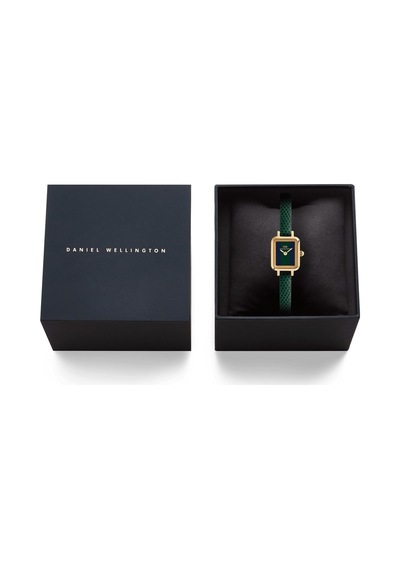 Daniel Wellington Quadro Mini Green Lizard Warwick Gold Dw00600958 Kadın Kol Saati Altın