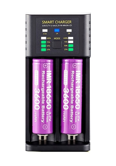 Greentech Akıllı Pil Şarj Cihazı Lityum Iyon + Ni Mh + Ni Cd Piller / GT-BC06