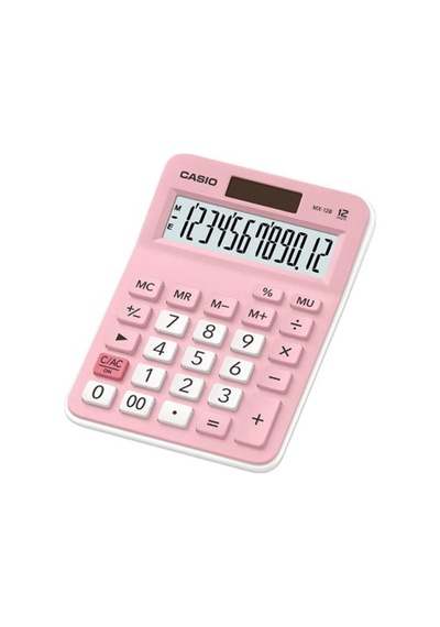 Casio Mx-12b-pk Pembe 12 Hane Masa Üstü Hesap Makinesi Çok Renkli