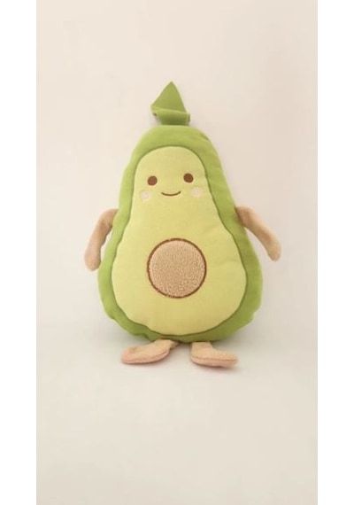 Avokado Figürlü Pelüş Yastık 45cm Yeşil