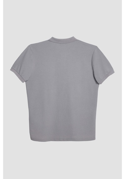 Tudors Erkek Slim Fit Dar Kesim Pamuklu Yumuşak Dokulu Serin Tutan Kumaş Düz Pike Gri Polo Yaka Tişört-31690-gri Gri Tudors Erkek Slim Fit Dar Kesim Pamuklu Yumuşak Dokulu Serin Tutan Kumaş Düz Pike Gri Polo Yaka Tişört-31690-gri Gri