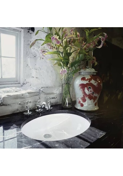 Duravit - Dune Tezgahaltı Hilton Lavabo Beyaz 52 Cm - 0481570000- Beyaz