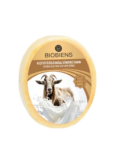 Biobiens Süngerli Sabun 130gr. Keçi Sütlü Diğer