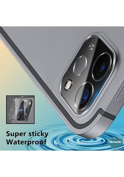 Microsonic Apple Uyumlu iPad  Pro 12.9'' 2020 4.Nesil Kamera Lens Cami 439017485