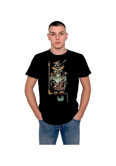 Baykuş Owl Gece Kuşu Retro Sahhaf Vintage Tişört Unisex T-shirt 001