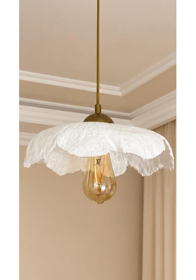 Lioraa Lighting Flos Neria 28 Cm Sarkıt Avize Kırık Beyaz