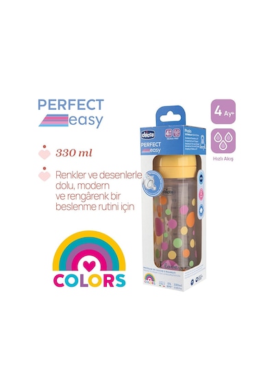 Perfect Easy Biberon Pp 330 Ml Hızlı Akış-kız