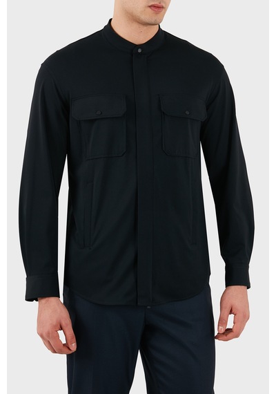 Emporio Armani Erkek Gömlek Em005427 Af23435 Ub118 Lacivert Lacivert