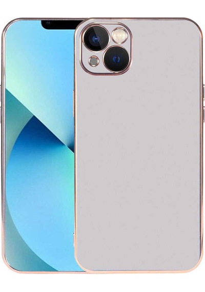 Apple Uyumlu iPhone 13 Kılıf Zore Viyana Kapak Gümüş