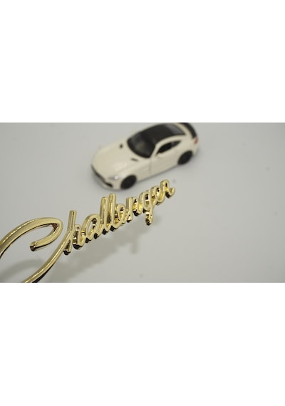 Dodge Challenger Bagaj Metal 3M 3D Yazı Logo (546914003)