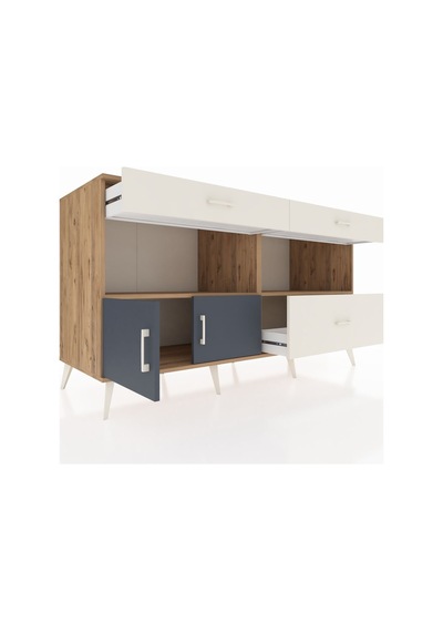 Kronos Konsol 2 Raflı 3 Çekmeceli 2 Kapaklı 176x59x99 Çam-antrasi Çam-antrasit/aytaşı Kronos Konsol 2 Raflı 3 Çekmeceli 2 Kapaklı 176x59x99 Çam-antrasi Çam-antrasit/aytaşı