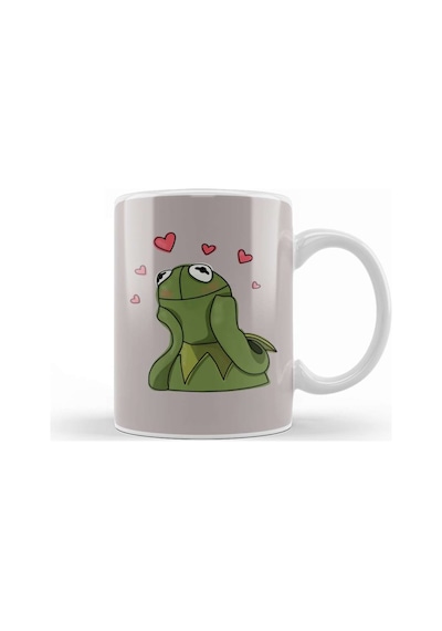 Kermit Love Meme Kupa Bardak Porselen Karışık