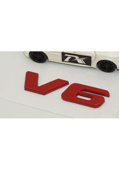 Dk Tuning Vw Volkswagen Touareg V6 Bagaj Kırmızı Logo Amblem Bagaj Arma