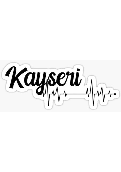 38 Kayseri Nabız Sticker Araba Etiket 19cm