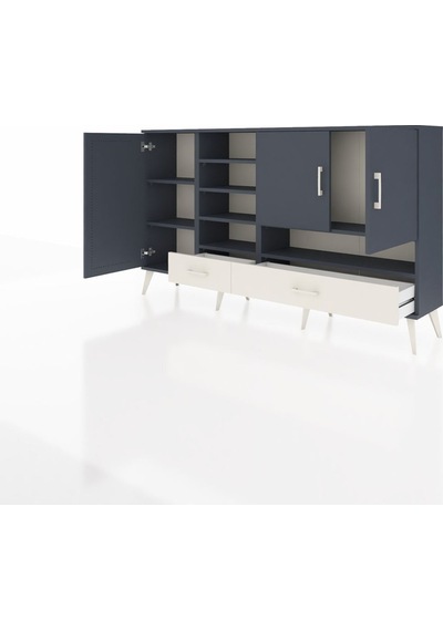 Arges Konsol 8 Raflı 2 Çekmeceli 3 Kapaklı 176x30x99 Antrasit-antrasit/aytaşı Antrasıt/aytası - Antrasıt Arges Konsol 8 Raflı 2 Çekmeceli 3 Kapaklı 176x30x99 Antrasit-antrasit/aytaşı Antrasıt/aytası - Antrasıt