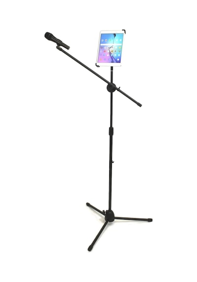 Tablet Tutuculu 360 Döner Profesyonel Metal Mikrofon Standı 140 Cm - Fc1077 Standart