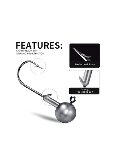Hokkaido 10 Gram 5 Adet Jig Head -zoka