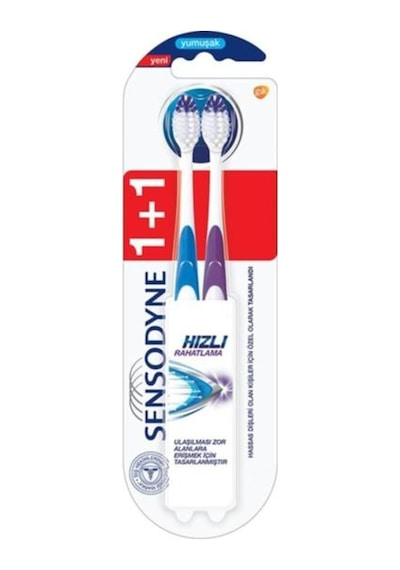 Sensodyne Diş Fırçası Hızlı Rahatlama Soft 1+1