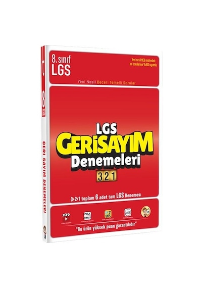 8.Sınıf LGS Geri Sayım Denemeleri 321 Tonguç Akademi Yayınları