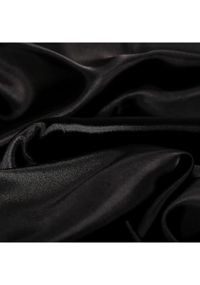 Glow By Night Satin Pillowcase Yastık Kılıfı Abanoz