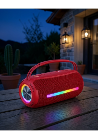 Taşınabilir Bluetooth Hoparlör 360 Rgb Led Uczzzx360speaker-7