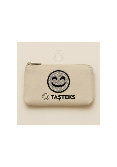 Taşlı Ütülenebilen Veya Sticker Olarak Kullanılabilen Smiley Emoji Modeli