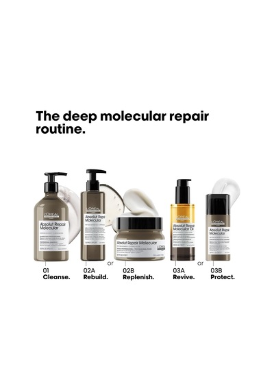 L'oréal Professionnel Moleküler Tamir Şampuanı Son Derece Kuru Hasarlı Saçlar İçin Peptidler Bonder Amino Asitler Saç Onarımı Ve Giderme Dayanımı Bağları Güçlendirme Sülfatsız