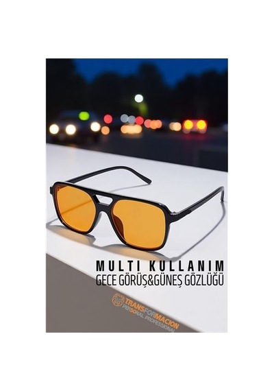 Zenvac Gece Sürüş Görüş Parlama Önleyici Gece Gözlüğü Sis Far Işık Önleyici Anti-fog Gözlük 721896 Zenv