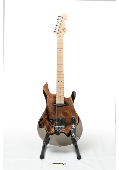 Elektro Gitar Telecaster Saatli Custom Epoksi & Yıllanmış Ağaç Kişiye Özel Suhr Burst