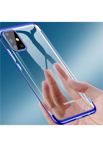 Galaxy A71 Köseleri Renkli Seffaf Kamera Korumali Silikon Kilif 402647315