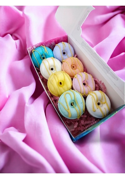 Star Bomb Mini Donutlar Banyo Bombası 8'li