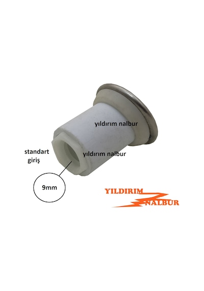 Taharat Çubuğu Ucu Eğri Model Paslanmaz Eca Serel Tipi Taharet Bo