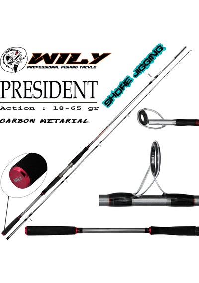 Wily President Shore Jig Kamışı 288 CM 15-65 Gr