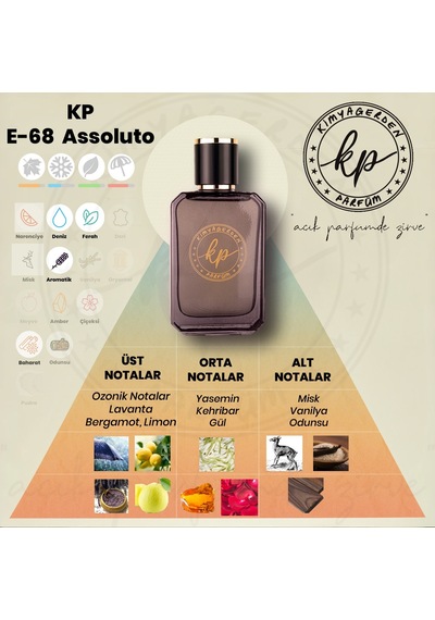 KP  E-68 Erkek Parfüm EDP 50 ML
